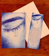 "Tears of Love" Card and Bookmark Set
